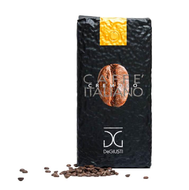 Кофе в зернах DeGiusti Cremoso (1 кг) — Купаж 70% Арабика / 30% Робуста
