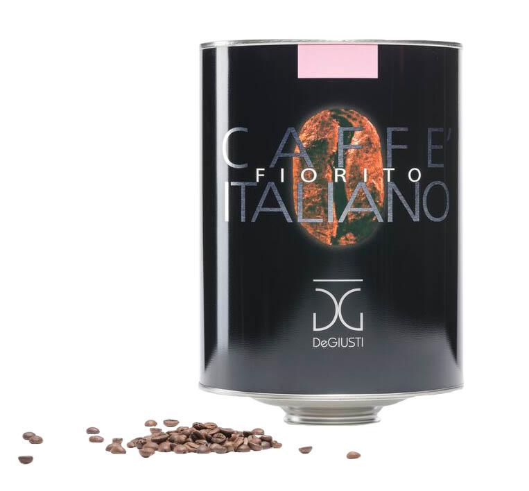 Кофе в зернах DeGiusti Fiorito в банке 2 кг
