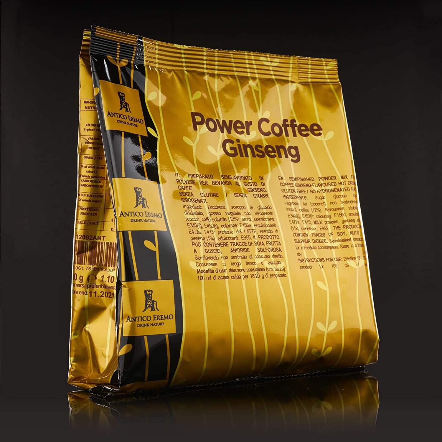 Розчинна кава з женьшенем Без цукру Dolche Spa Ginseng Amaro 500 грам