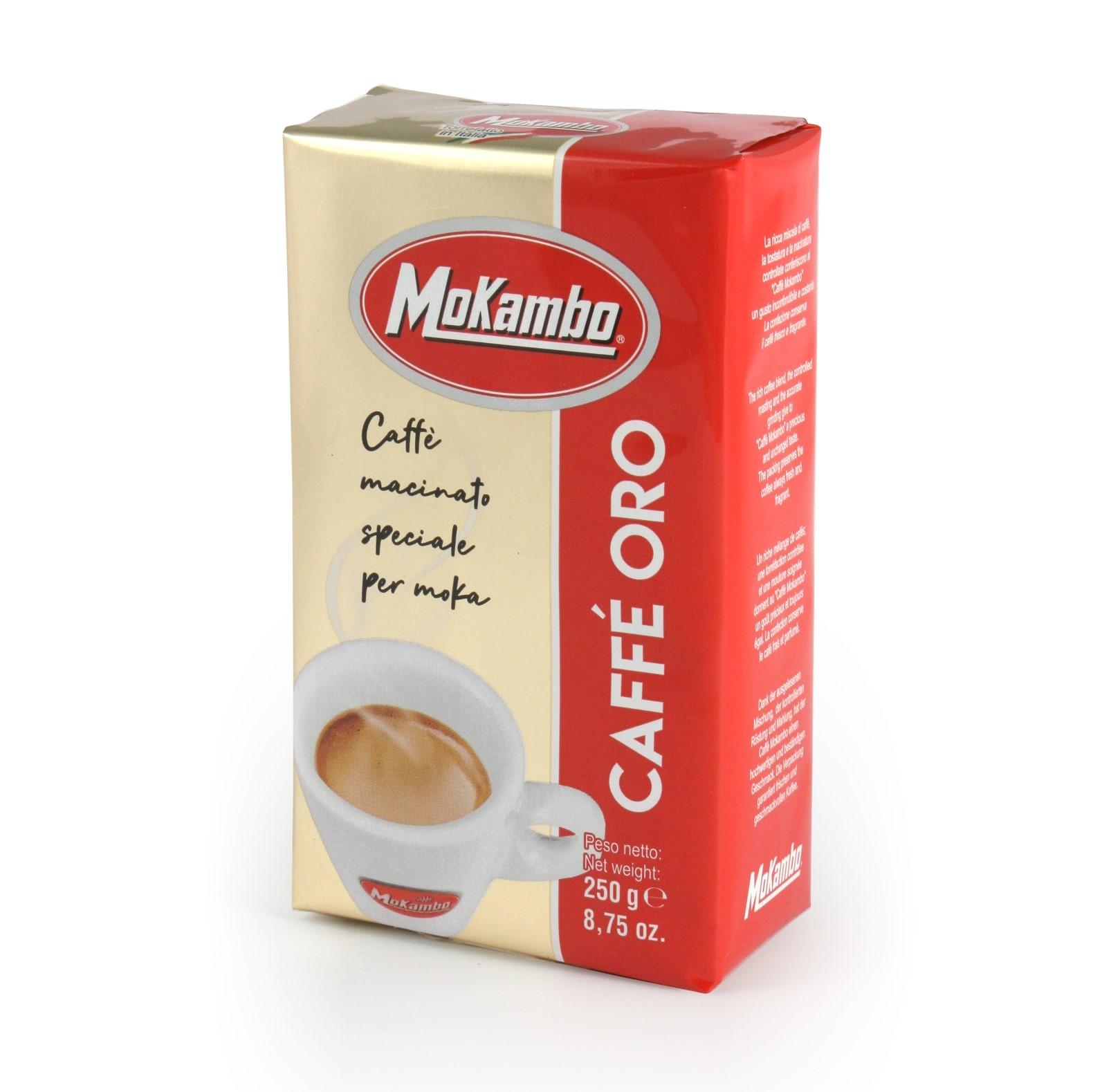 Кава мелена MoKambo Oro 250 г (80/20)