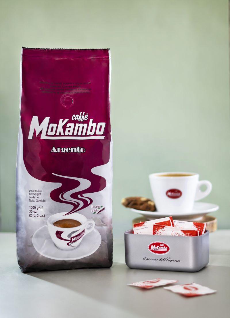 Італійська кава в зернах MoKambo Argento (1 кг) — 40% Арабіка / 60% Робуста - Зображення 3