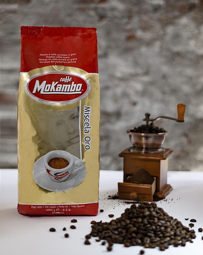 Кава в зернах MoKambo ORO (1 кг) — Преміум купаж 80% Арабіка - Зображення 3