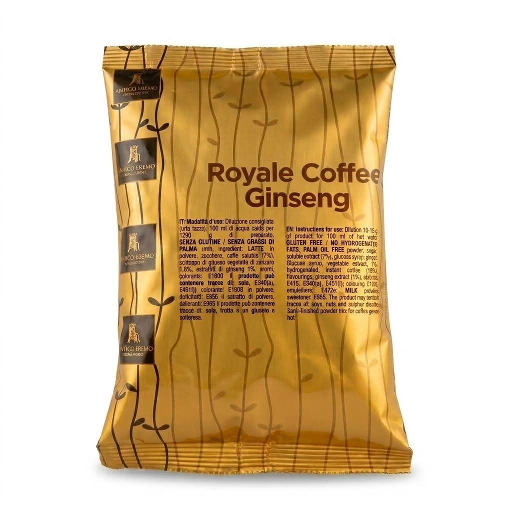 Розчинна женьшенева кава Dolche Spa Royale Coffee 500 г — Енергія та Імунітет