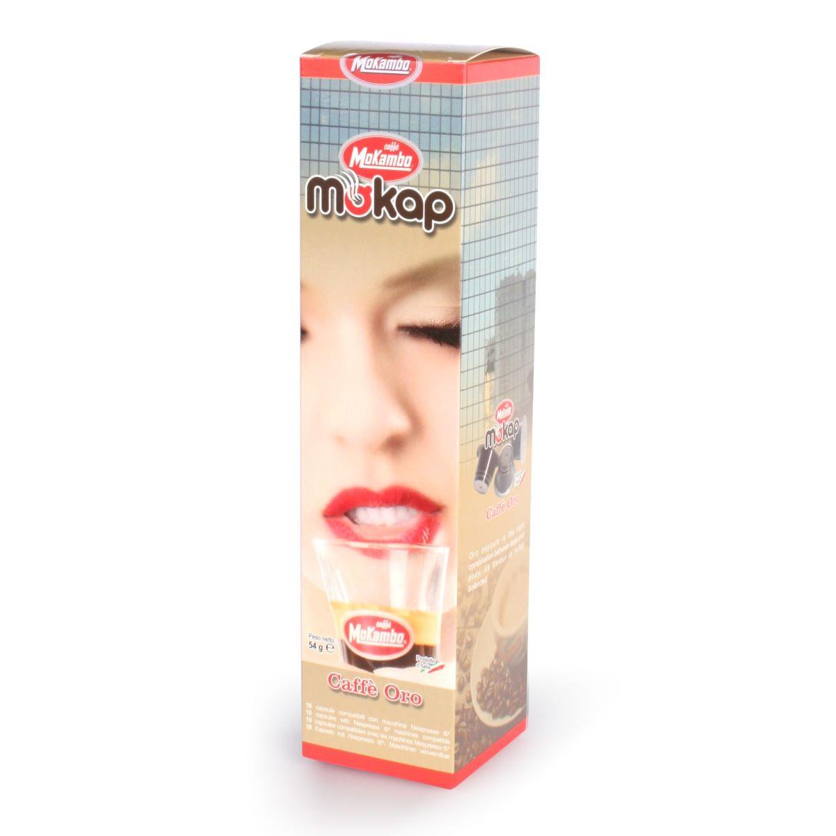 Кава в капсулі MoKambo Oro 10 шт (Nespresso)