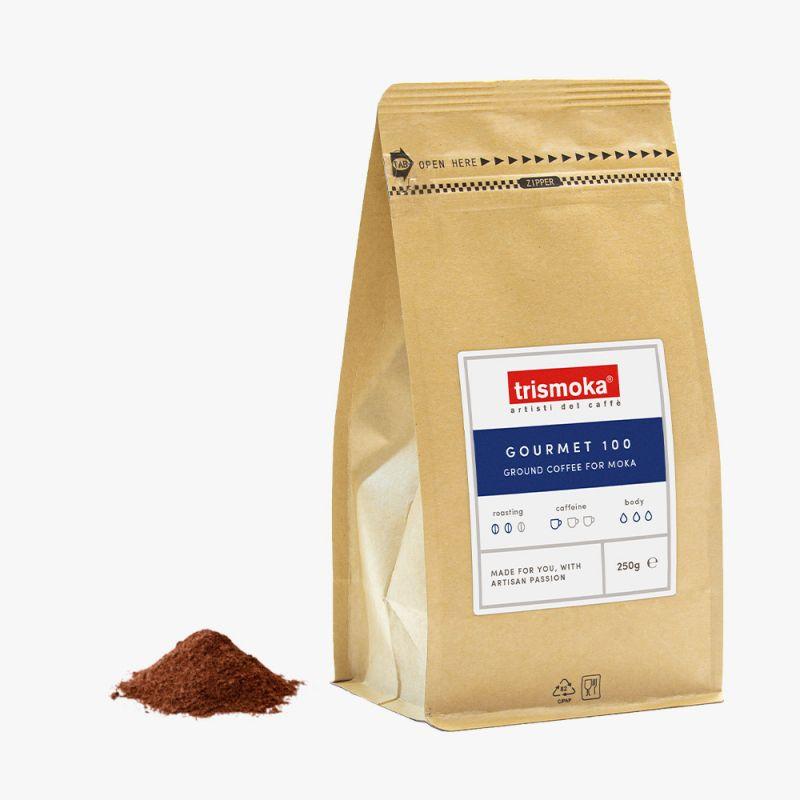 Кава в зернах Trismoka Gourmet (250 г) — Елітна 100% Арабіка (Італія) - Зображення 2