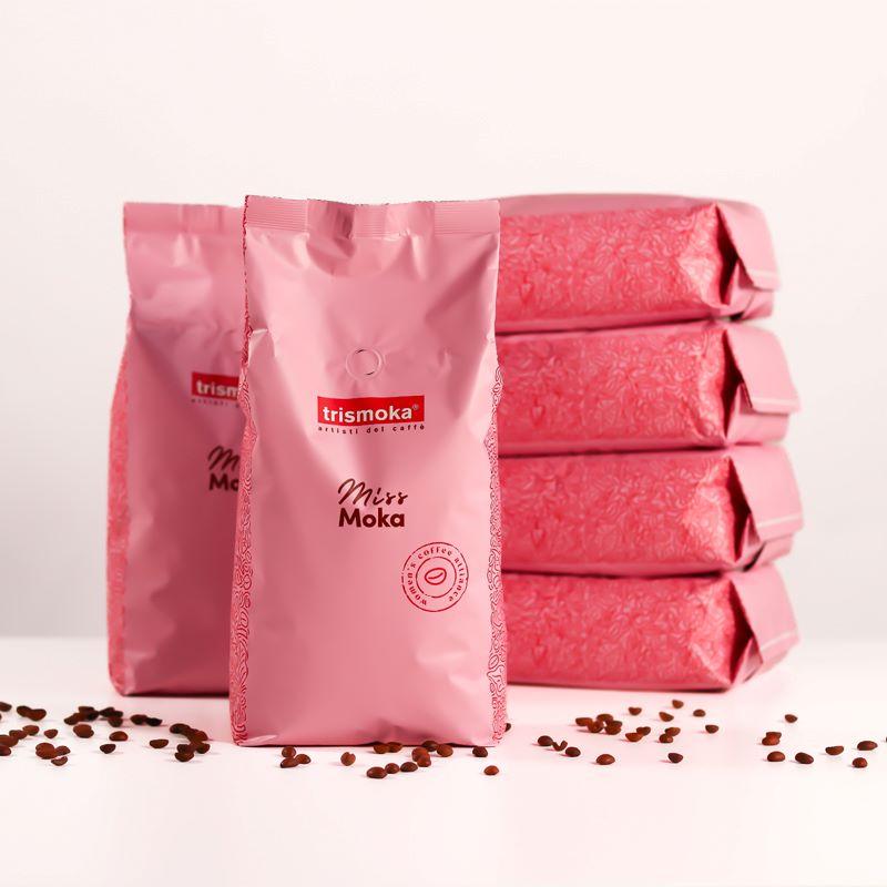 Кава в зернах Trismoka Miss Moka (1 кг) — 100% Арабіка (Бразилія, Колумбія, Гватемала) - Зображення 2