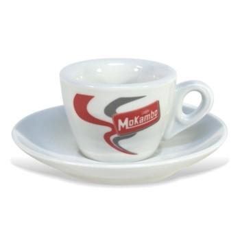 Чашка с блюдцем для эспрессо Mokambo 60 мл (Фарфор)