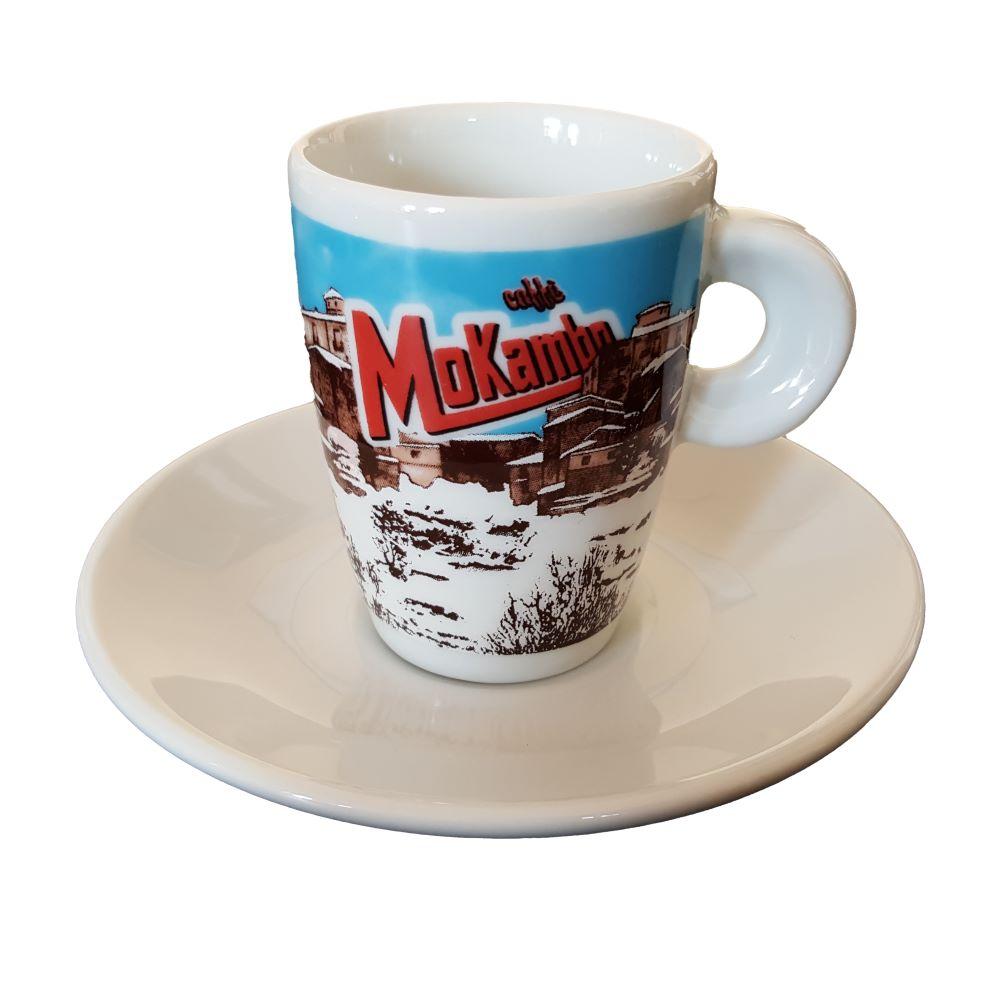 Чашка з блюдцем для еспресо колекція Mokambo Gollana (Порцеляна)