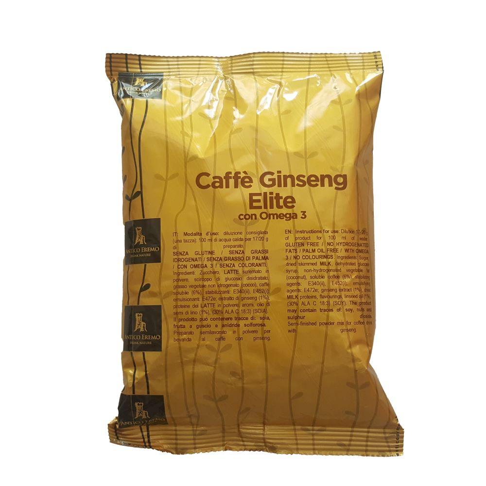 Растворимый кофе с женьшенем и Омега 3 Dolche Spa Ginseng Elite con Omega 3 500 грамм