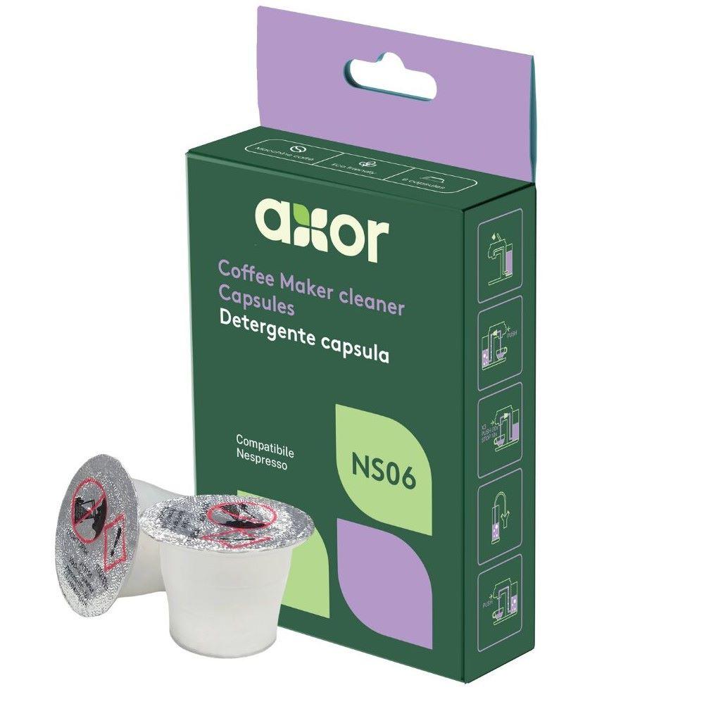 Капсулы для очистки кофемашин Nespresso 6 шт Axor COFFEE MAKER CLEANER