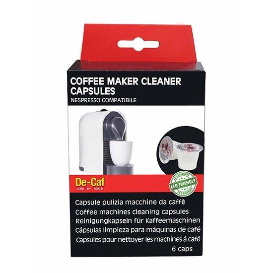Капсулы для очистки кофемашин Nespresso 6 шт Axor COFFEE MAKER CLEANER — изображение 3