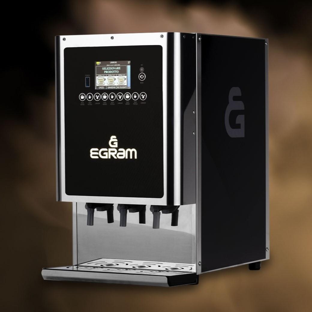 Інтелектуальна вендінгова кавоварка Egram UNIKA 3 (3 бункери, 3 змішувачі)