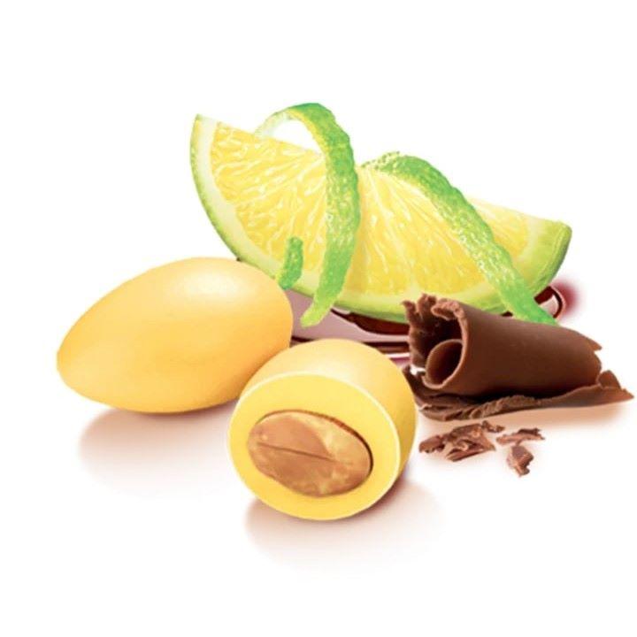 Драже мигдаль у білому шоколаді з лимоном Papa Confetti, 100 г - Зображення 2