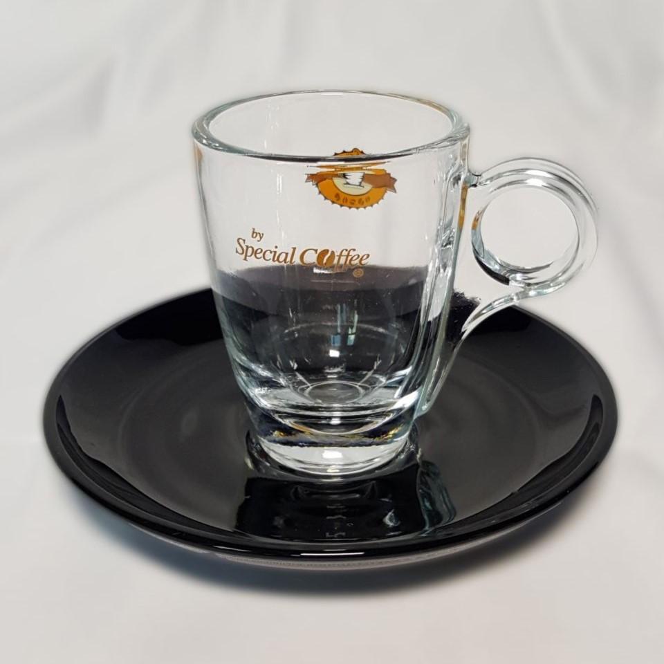 Чашка з блюдцем Caffe del Sole 60 мл (Скло) - Зображення 2