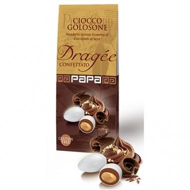 Драже мигдаль у молочному шоколаді та джандуї Papa Confetti, 100 г