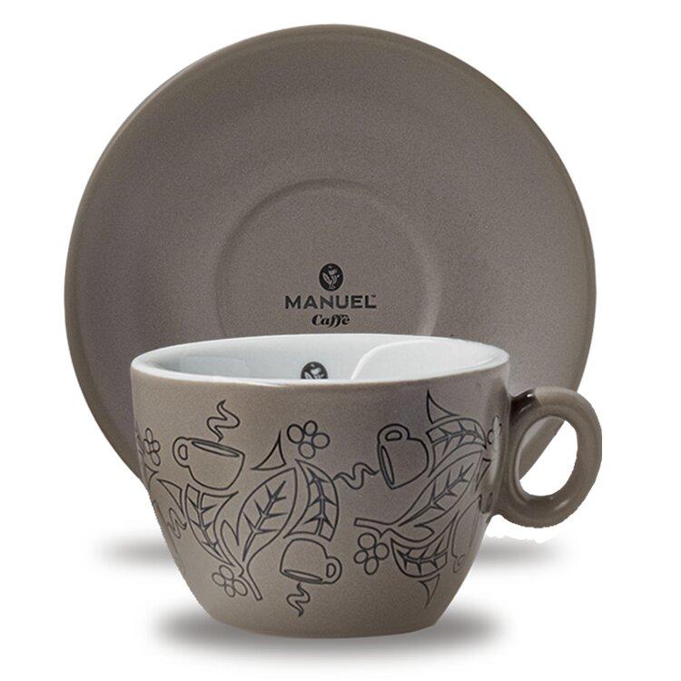 Чашка з блюдцем Manuel Grey Collection 295 мл